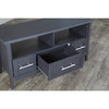 Baxton Studio Espresso TV Stand-Three Drawers 106-5370